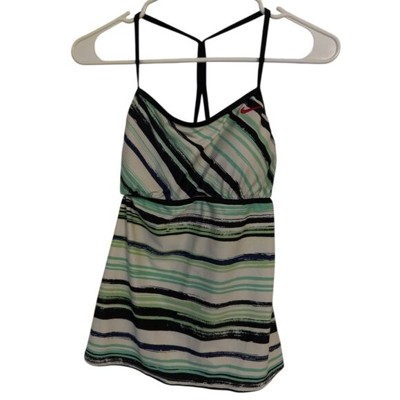 🌹Nike Black/Mint Takini Top - Picture 1 of 3